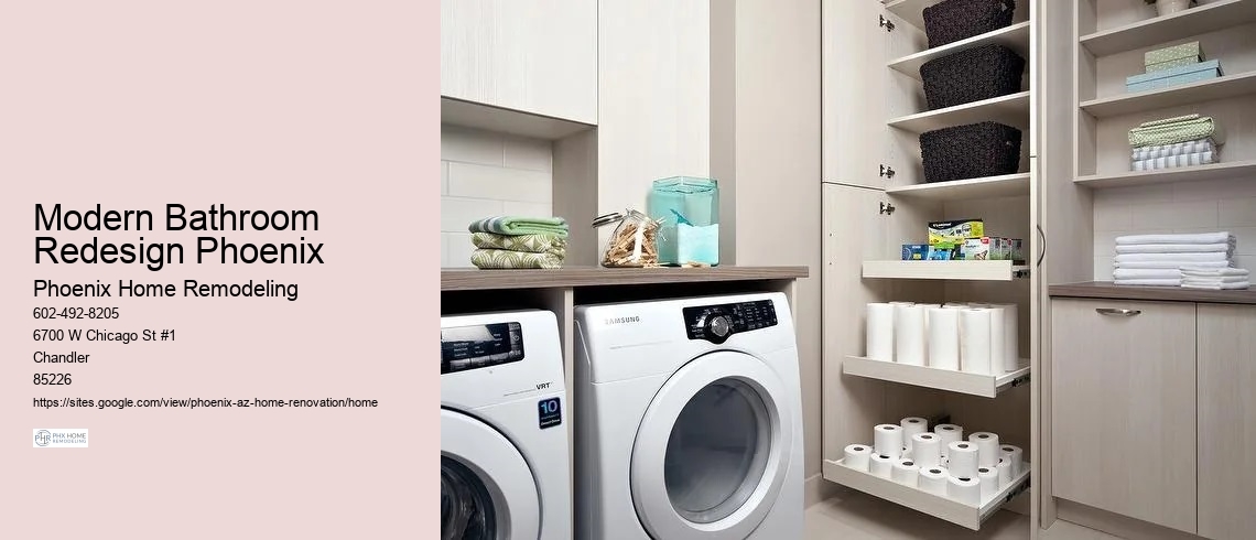 Modern Bathroom Redesign Phoenix