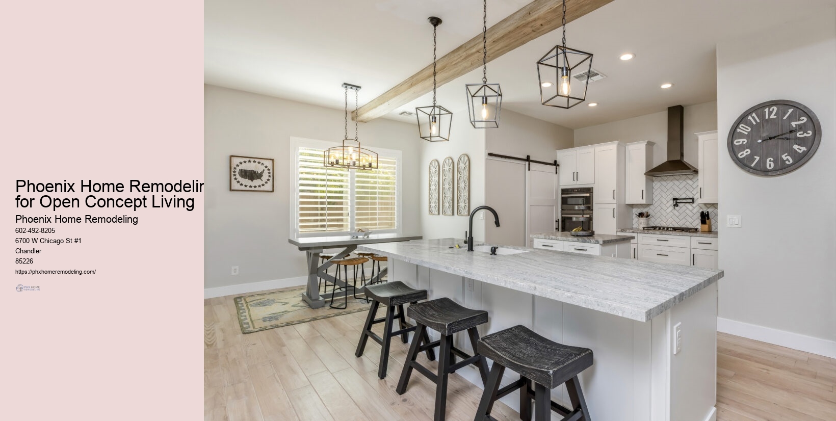 Phoenix Home Remodeling for Open Concept Living