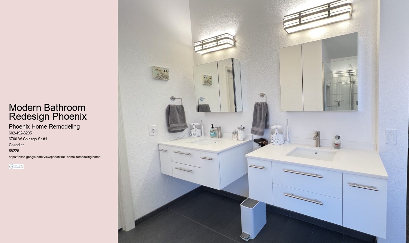 Modern Bathroom Redesign Phoenix