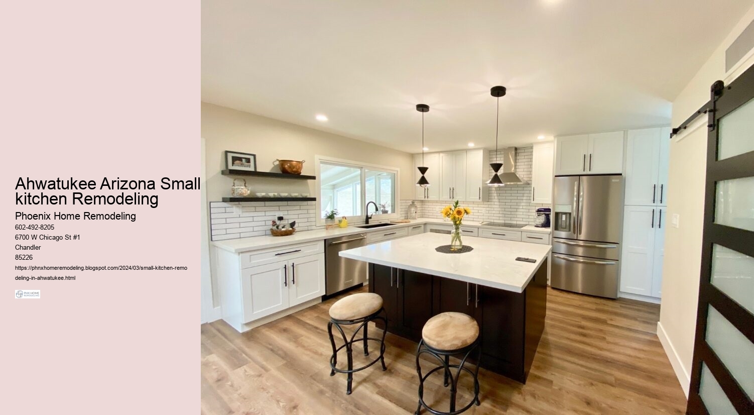 Small Kitchen Improvement in Ahwatukee Arizona