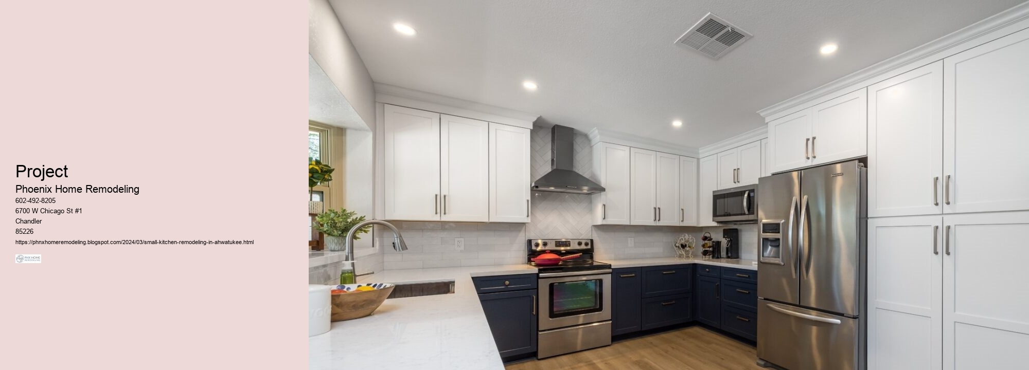 Small Kitchen Improvement in Ahwatukee Arizona