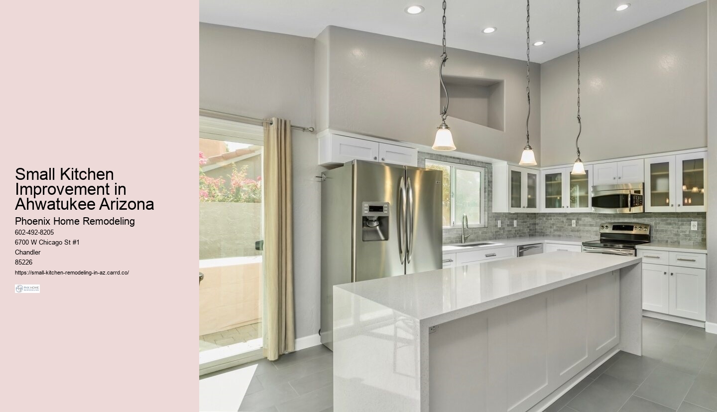 Small Kitchen Improvement in Ahwatukee Arizona